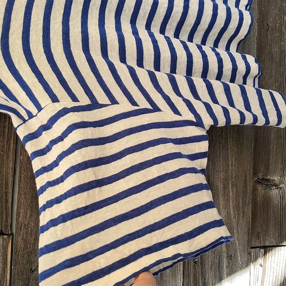 Frame blue & white striped top size Medium - Picture 4 of 7